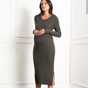 Seraphine Amaya Maternity & Nursing Knit Dress